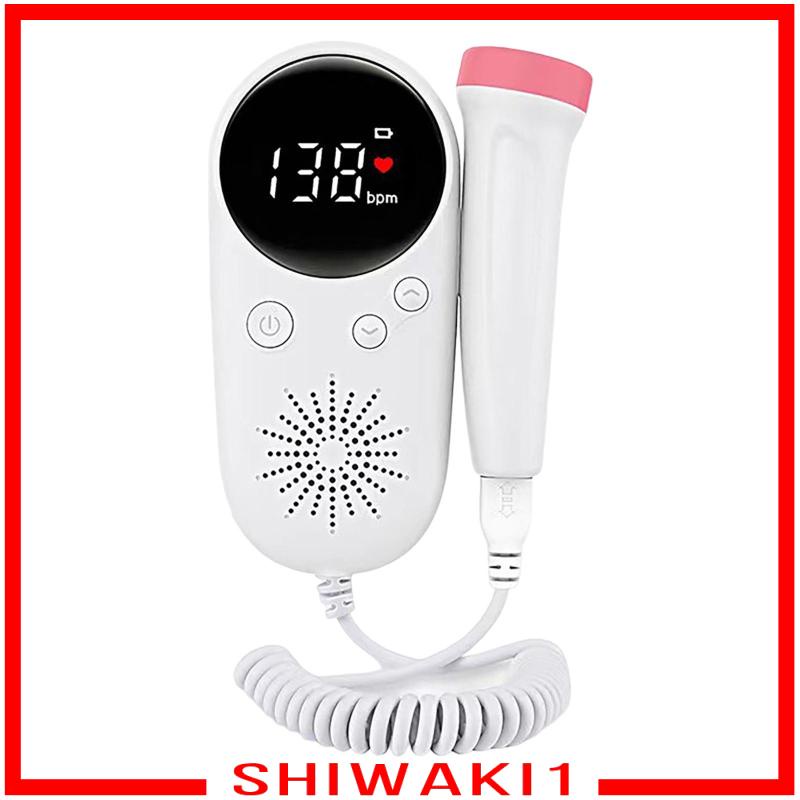 Máy đo nhịp tim thai nhi đầu dò 2.5MHz với màn hình LCD cho mẹ bầu