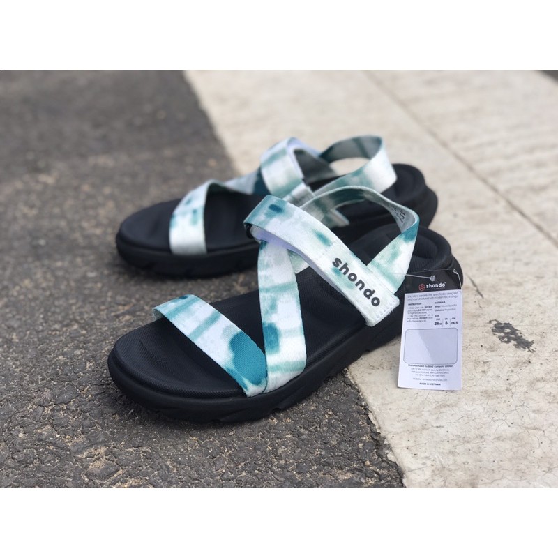 Giày Shondo sandal F6s loang khói đủ màu