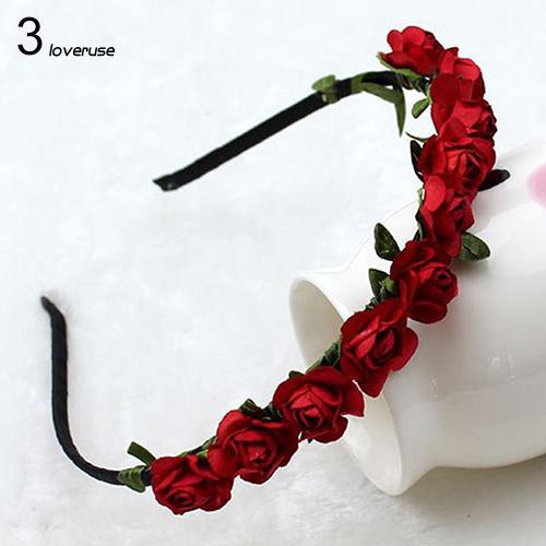 Bờm tóc đính hoa xinh xắn dễ thương cho nữ