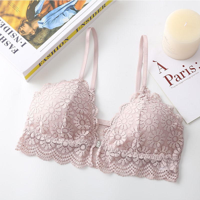 Áo Ngực Hình Tam Giác Không Gọng Cài Trước Quyến Rũ