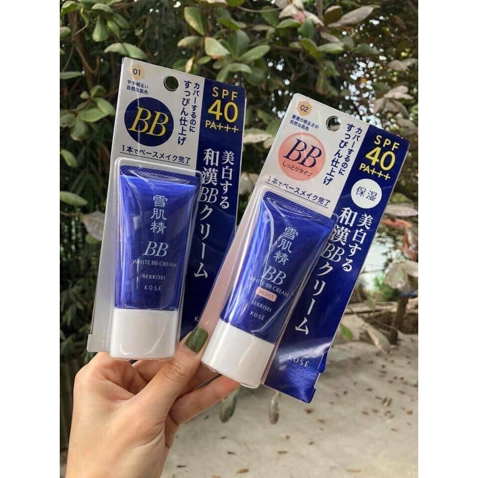 Kem nền chống nắng BB Kose Cream Sekkisei White BB Cream (30g)