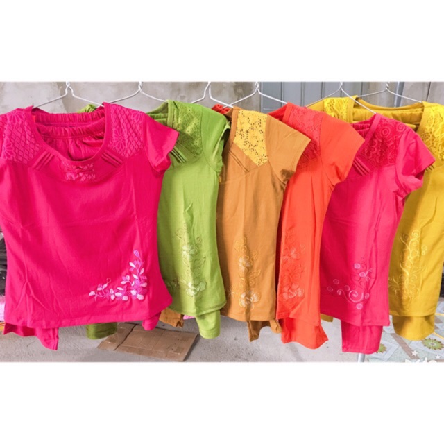 Bộ đồ cotton lửng mặc ở nhà