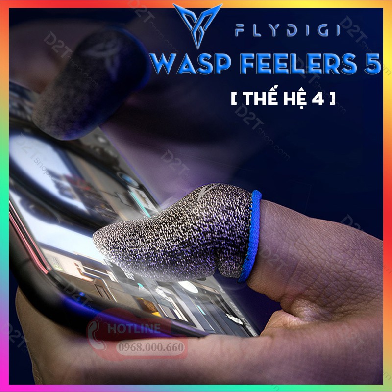 [ THẾ HỆ THỨ 5 ] Flydigi Wasp Feelers 5 | Găng tay chơi game PUBG, Liên quân, chống mồ hôi, cực nhạy, co giãn cực tốt | BigBuy360 - bigbuy360.vn