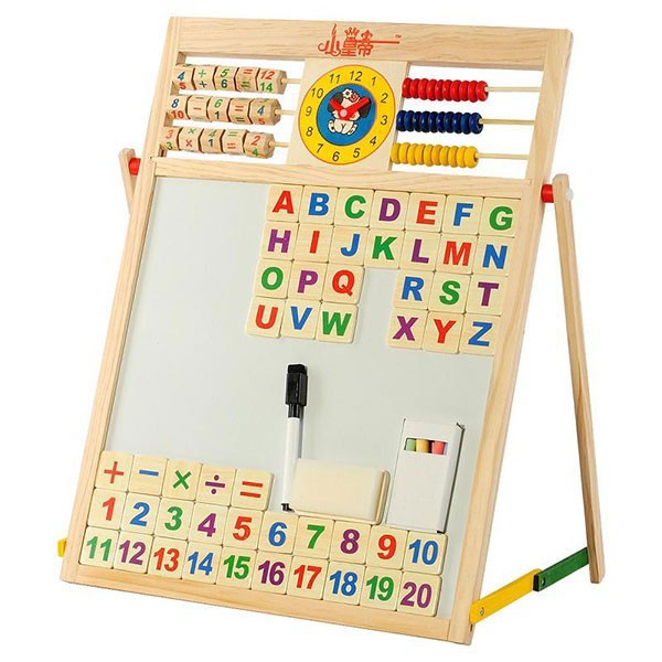 Bảng từ 2 mặt Education Board và bộ chữ số cho bé