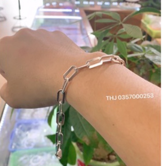 Lắc tay họng xích cho nam cá tính , mạnh mẽ ,chuẩn bạc ta nguyên chất-THJ SILVER