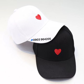 [ giảm giá 7 ngày ] MŨ LƯỠI TRAI TRÁI TIM NÓN CẶP ĐÔI ĐẸP - AnaShop [ sale 99% ]