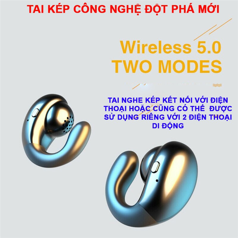 Tai Nghe Không Dây TWS Bluetooth 5.0 S19 Thể Thao Tai Nghe Stereo Mini Tai Nghe Nhét tai Với pin 2200 MAh