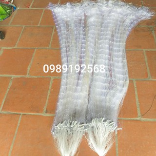 lưới đánh cá 3 lớp then 3-4-5 dù cao 1,5m dài 50m