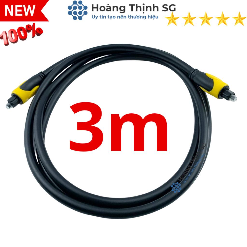 Dây quang optical audio 1.5m, 3m Himedia dây to 0.6mm