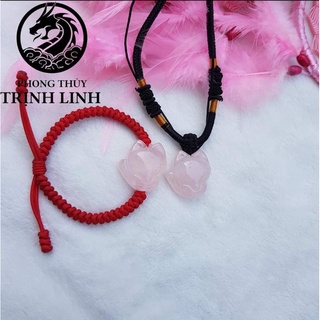 VÒNG TAY HỒ LY TAM VỸ MÀU HỒNG