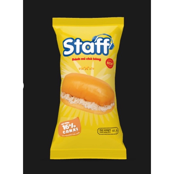 BÁNH MÌ TƯƠI "STAFF" CÓ NHÂN XỐT & CHÀ BÔNG CỦA HỮU NGHỊ FOOD