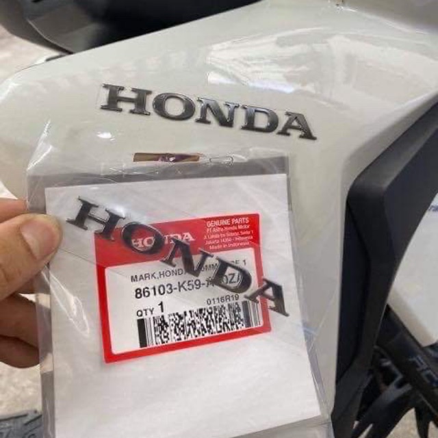 Tem chữ Honda cho Vario Click NHẬP KHẨU CHÍNH HÃNG HONDA INDONESIA