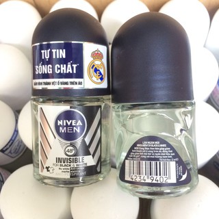 Lăn Khử Mùi Nam Black & White Nivea 12ml