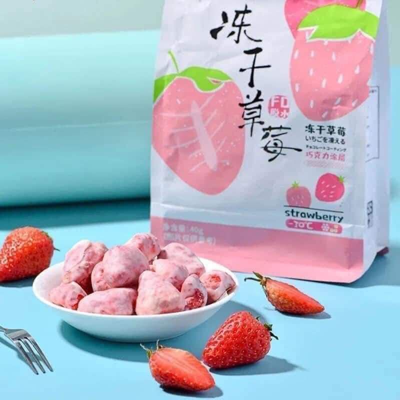 Dâu tây/ Đào sấy lạnh