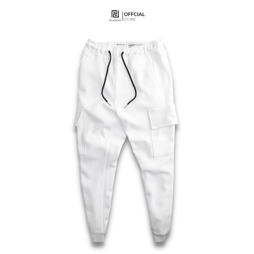 Quần jogger nam PUNDO chất cotton mềm mịn, màu basic dễ phối ,phong cách trẻ trung năng động QDPD08