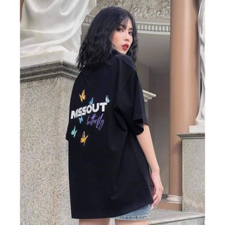 ÁO THUN MISSOUT BƯỚM UNISEX (ĐEN, TRẮNG)