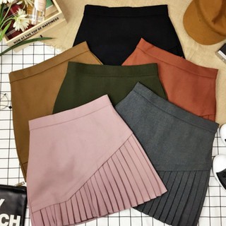 Chân váy dạ nỉ xoè - chỉ còn màu xám