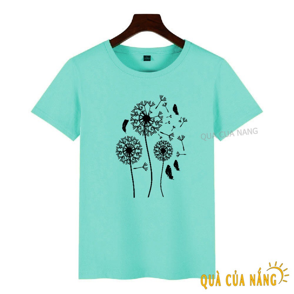 Áo Thun Nữ Tay Ngắn Lá Bồ Công Anh May Mắn AT-025 | BigBuy360 - bigbuy360.vn