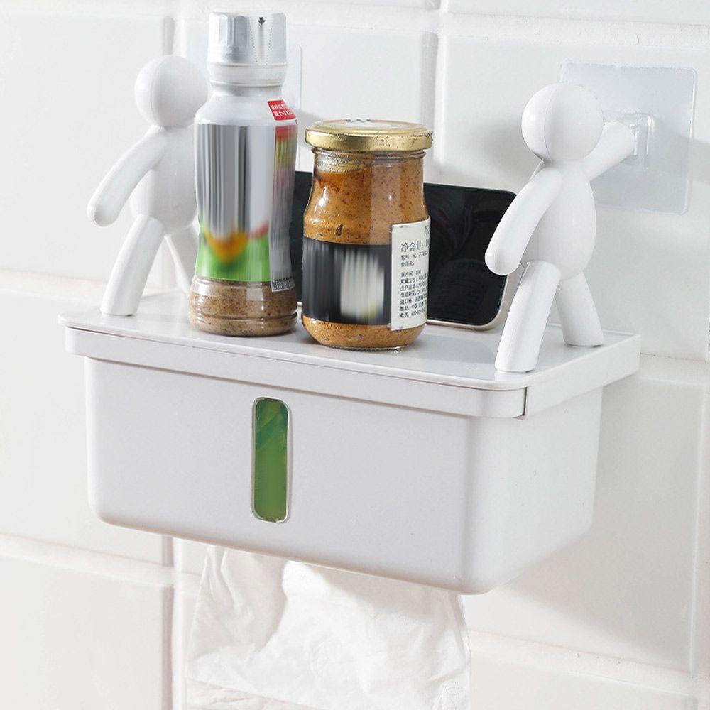 Giá Đỡ Cuộn Giấy Vệ Sinh Gắn Tường Không Cần Đục Lỗ Chống Nước