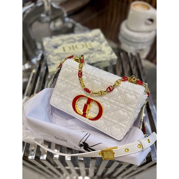 Túi xách diỏr caro chất da thật hàng order trung