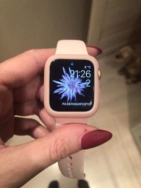 Ốp Lưng Dẻo Silicon Cao Su Cho Apple Watch seri 1 2 3 4 5 6 SE