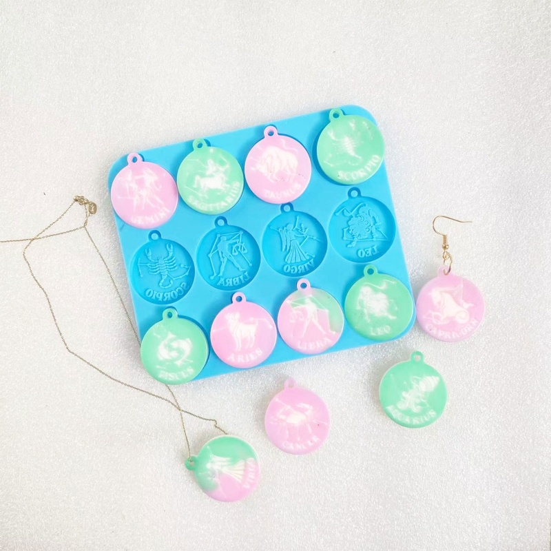 Khuôn Silicone Hình Cung Hoàng Đạo Dùng Trang Trí Diy