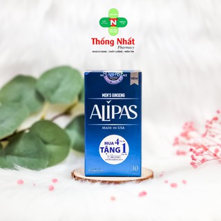 Sâm Alipas tăng cường sinh lý nam nguyên tem tích điểm hộp 30, 60 viên Eco