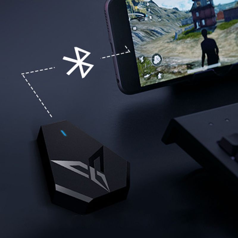 Thiết Bị Chuyển Đổi Chuột Và Bàn Phím Không Dây Kết Nối Bluetooth Hỗ Trợ Chơi Game Trên Điện Thoại Di Động