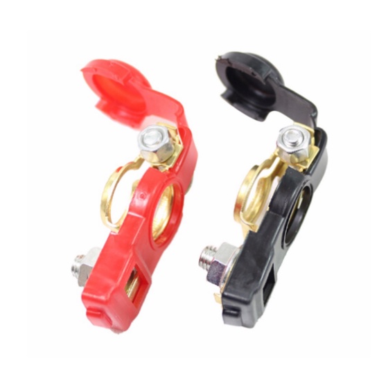 Combo 1 cặp Đầu kẹp cọc bình ắc quy ô tô xe máy, cọc bình ắc quy