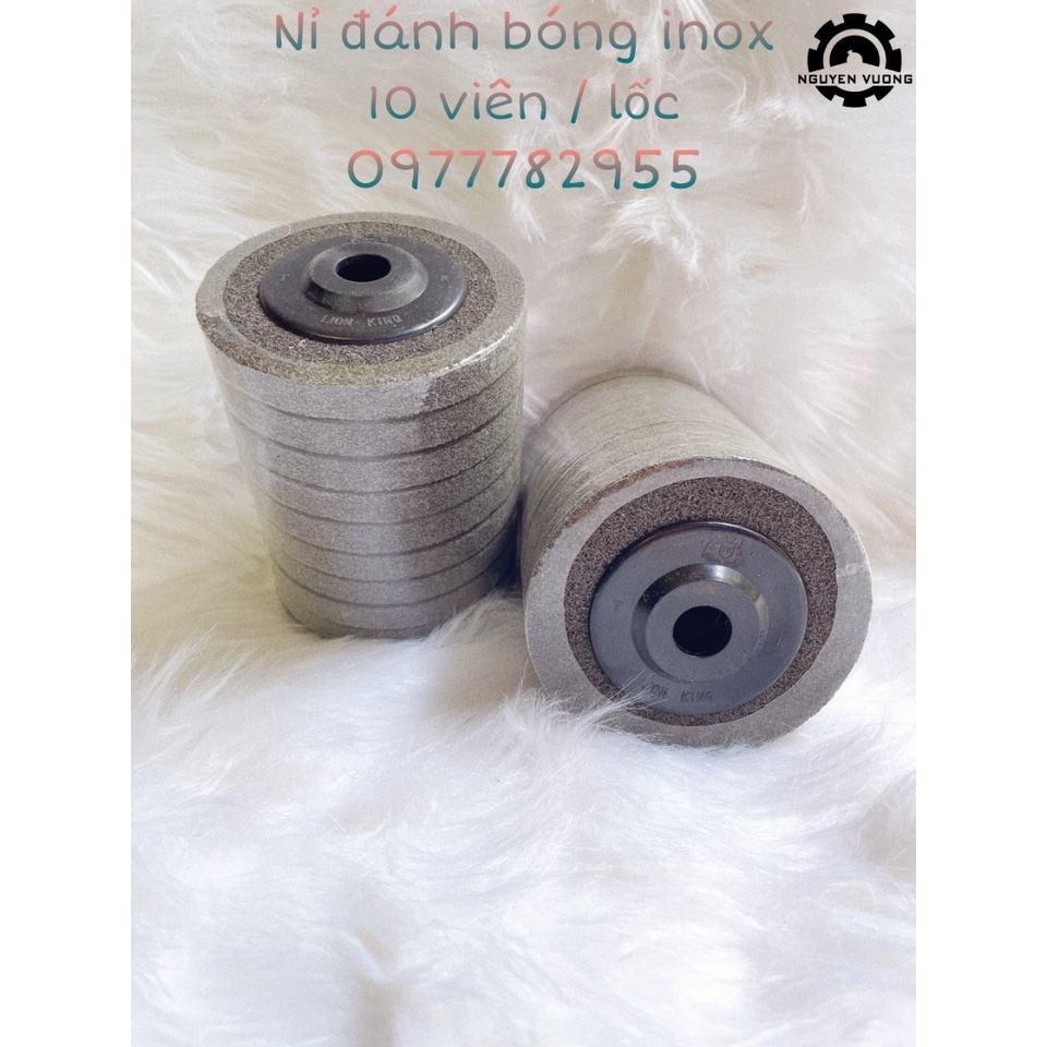 1 viên nỉ xám đánh bóng inox,kim loại kích thước 100x12x16mm | Shopee ...