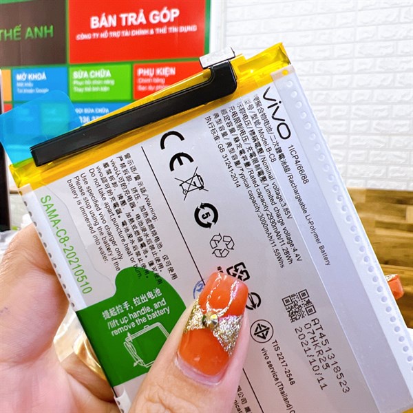 Pin Vivo Y69 B-C8, bảo hành đổi trả