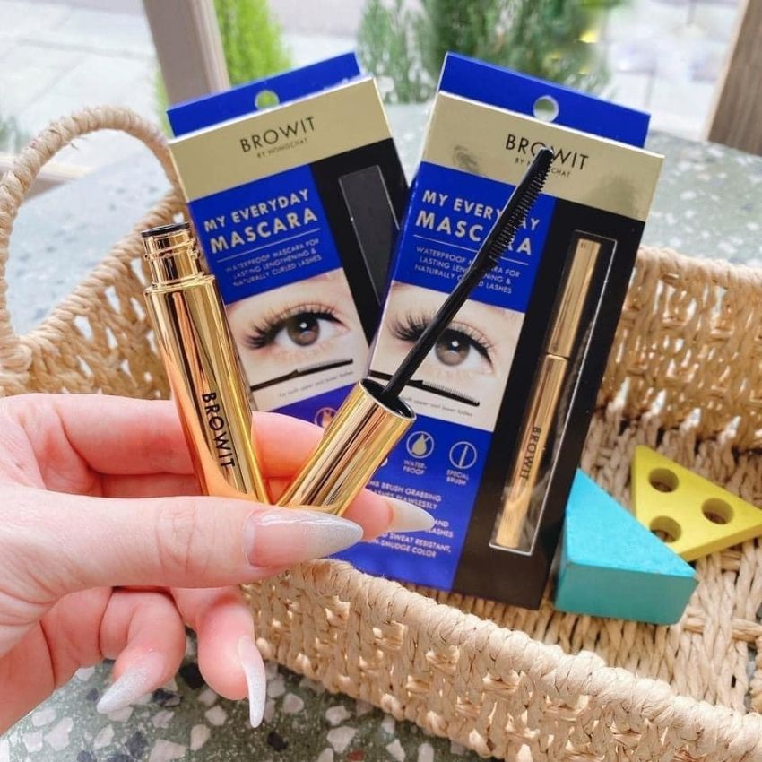 Mascara nongchat, chuốt mi thái làm dày dài mi chuyên dụng cho makeup