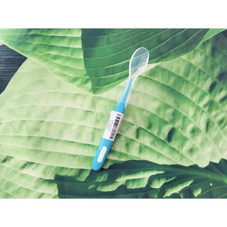 Thìa ăn dặm silicon cán dài cho bé