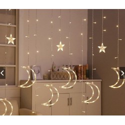 Bộ Đèn Rèm Led Trăng Sao