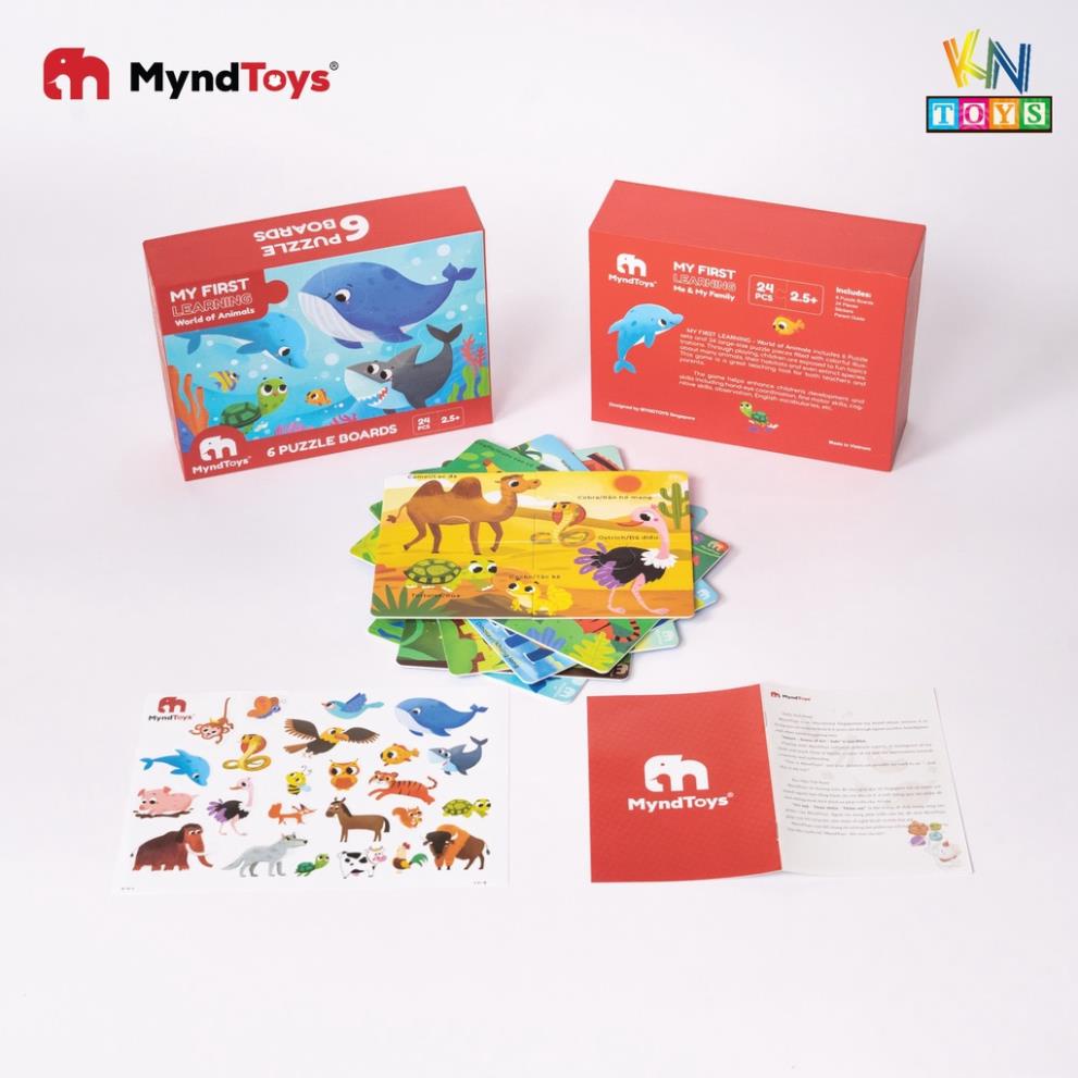 Đồ Chơi Xếp Hình MyndToys - My First Learning (Cho Bé Từ 2.5 Tuổi - Nhiều Chủ Đề)