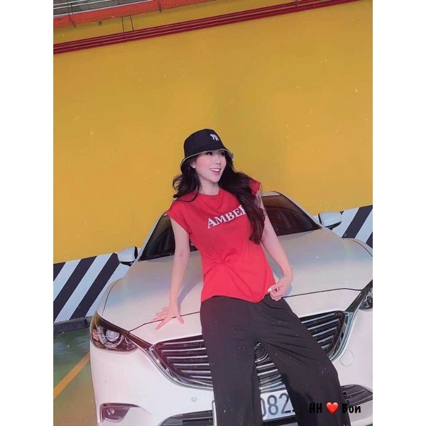 Set thể thao ống suông áo chữ cá tính ( chuẩn mẫu , ảnh sàn thật )