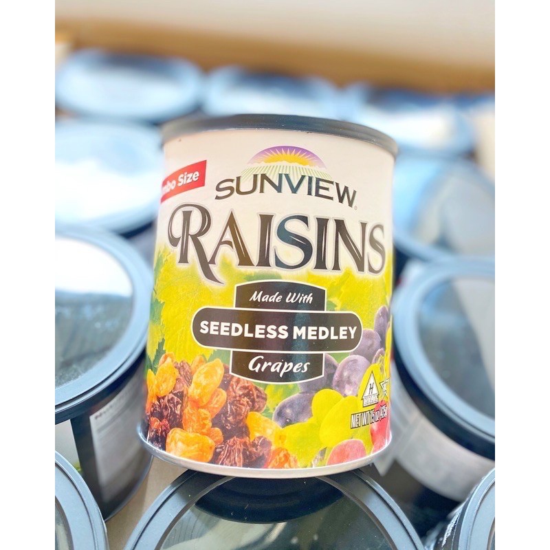 NHO KHÔ MỸ SUNVIEW RAISINS 452G ( date mới liên tục)