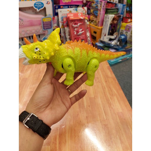603A Đồ Chơi Khủng Long Tê Giác - Di Chuyển Được - Dùng Pin