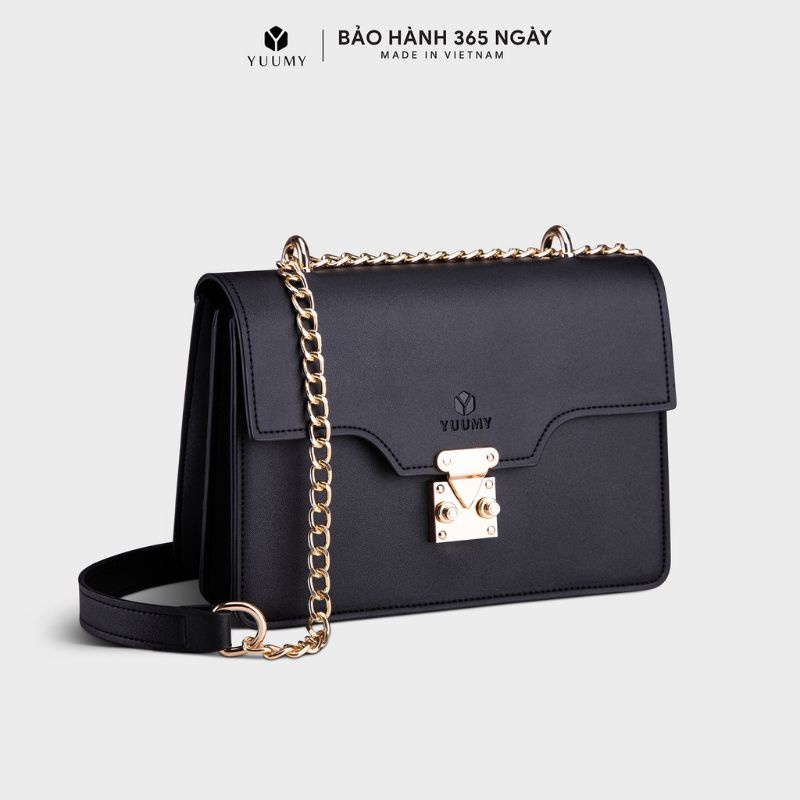 Túi Đeo Chéo Nữ Khoá Nhấn YN98 - Yuumy - Không Thấm Nước - Không Bong Tróc