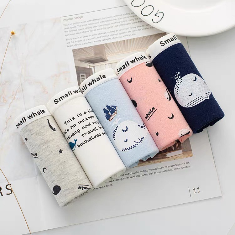 Quần lót cotton nữ in họa tiết cute siêu dễ thương, phụ kiện thời trang MAIKA