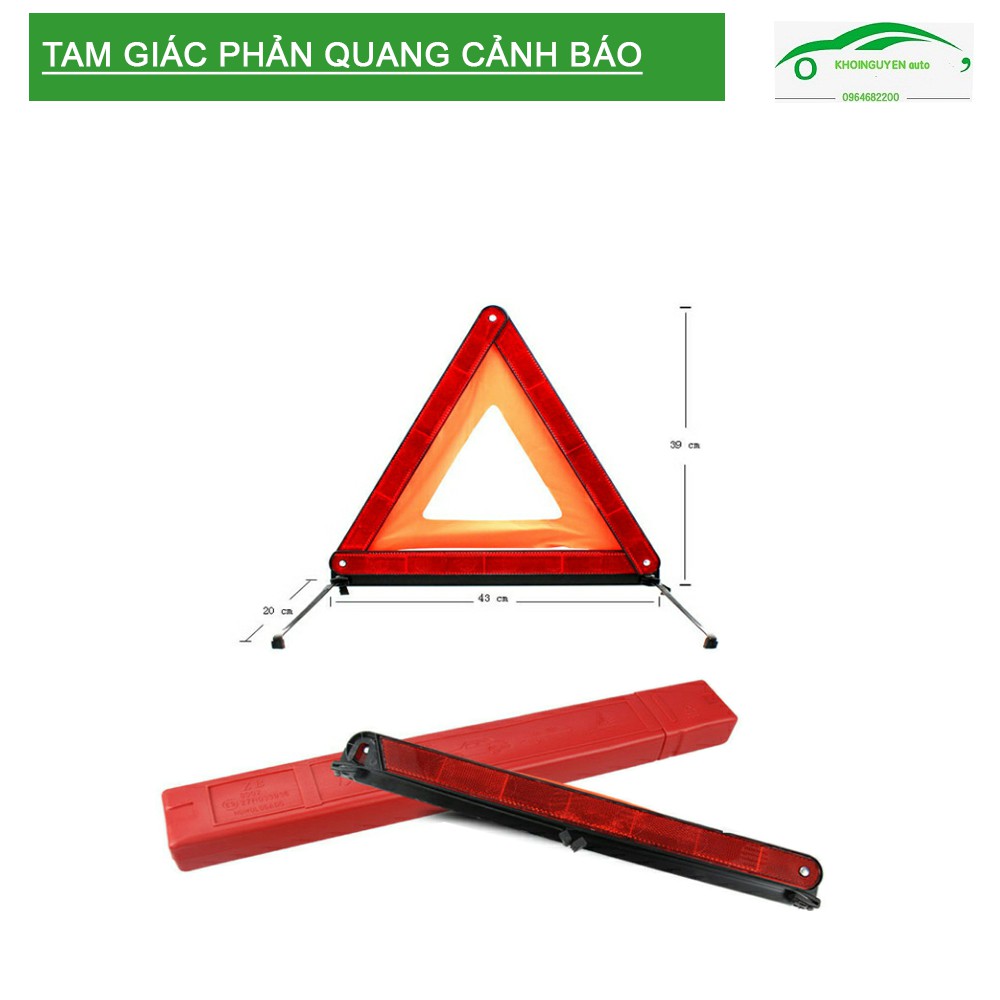 [XẢ KHO-THANH LÝ] Tam giác cảnh báo phản quang sửa chữa -Tam giác phản quang