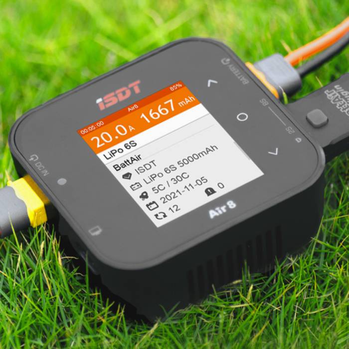 Bộ Sạc Pin Máy Bay iSDT Air8 500W 20A 1-8S DC Smart Charger