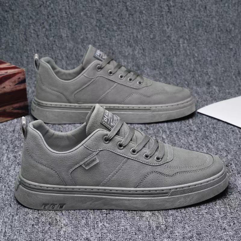 Giày Sneaker Nam, Giày Da Nam Thấp Cổ Da Lộn NEW 2023 - Fullbox