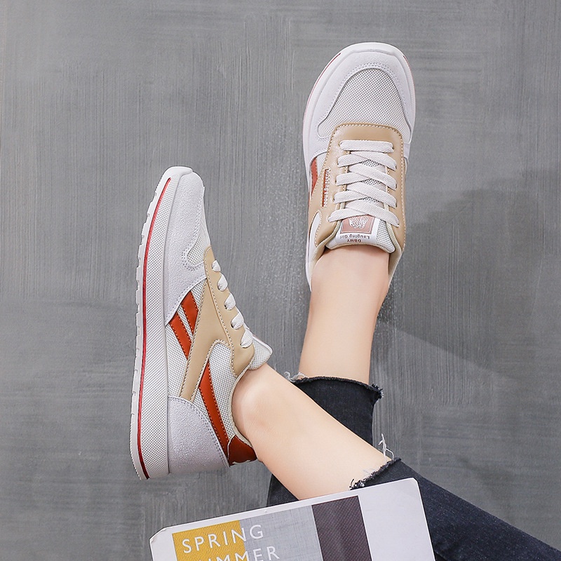 Đôi giày sneaker IELGY đế bằng thời trang thoải mái thoáng khí