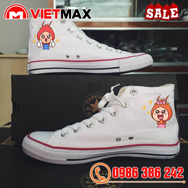 SALE Giày Thể Thao CV Classic Trắng Cổ Cao Nam Nữ