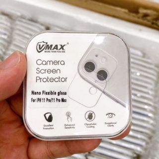 Miếng dán kính cường lực camera Vmax cho iPhone 11/ 11 Pro/ 11 Pro Max Trong suốt ( Bảo vệ toàn diện camera )