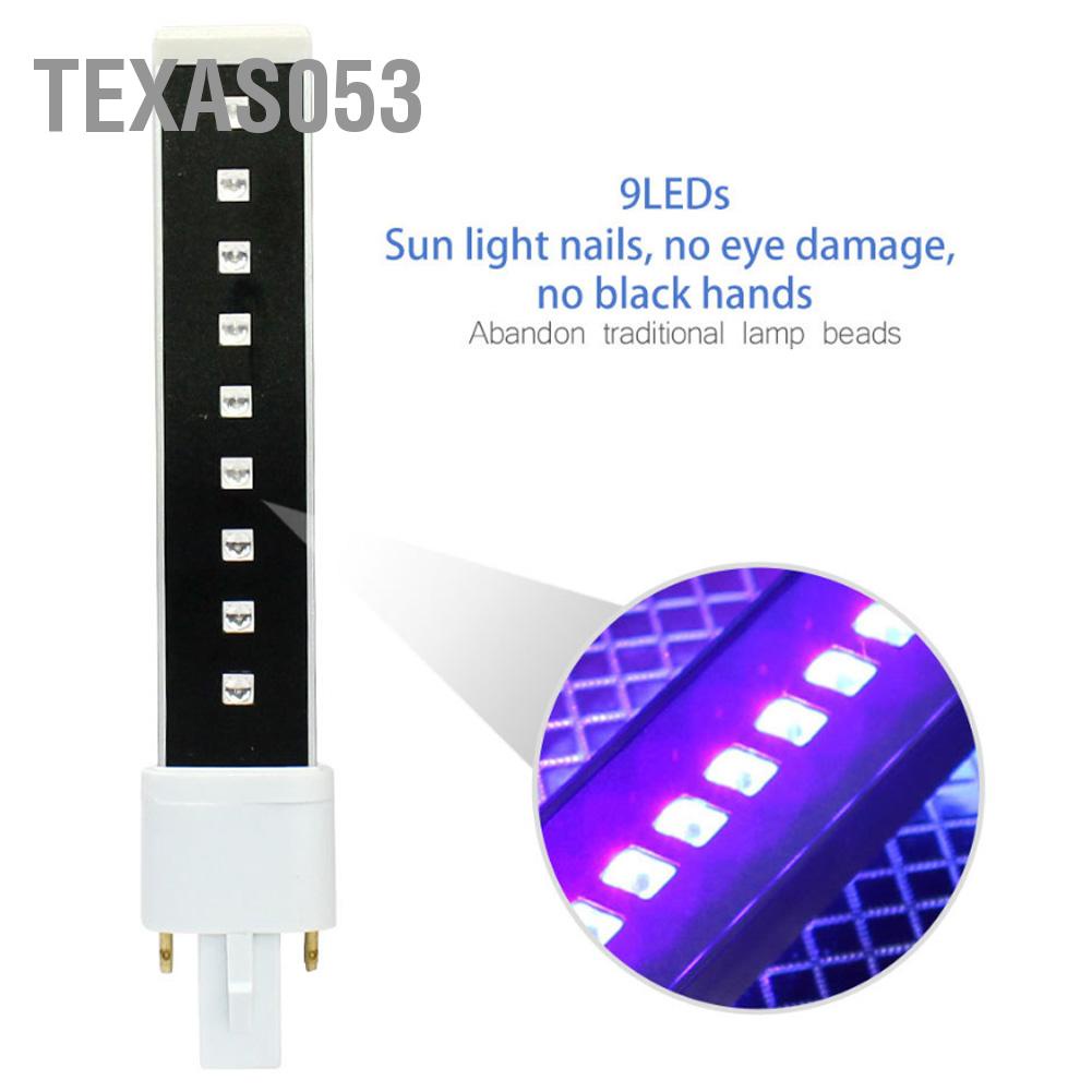 Bóng đèn LED UV 9W cho đèn sấy khô sơn móng tay ánh sáng kép 365 + 405nm