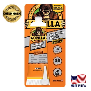 Keo Dán xây dựng chống thấm, chịu lực, Keo Gorilla Construction Adhisive Heavy Duty 73ml