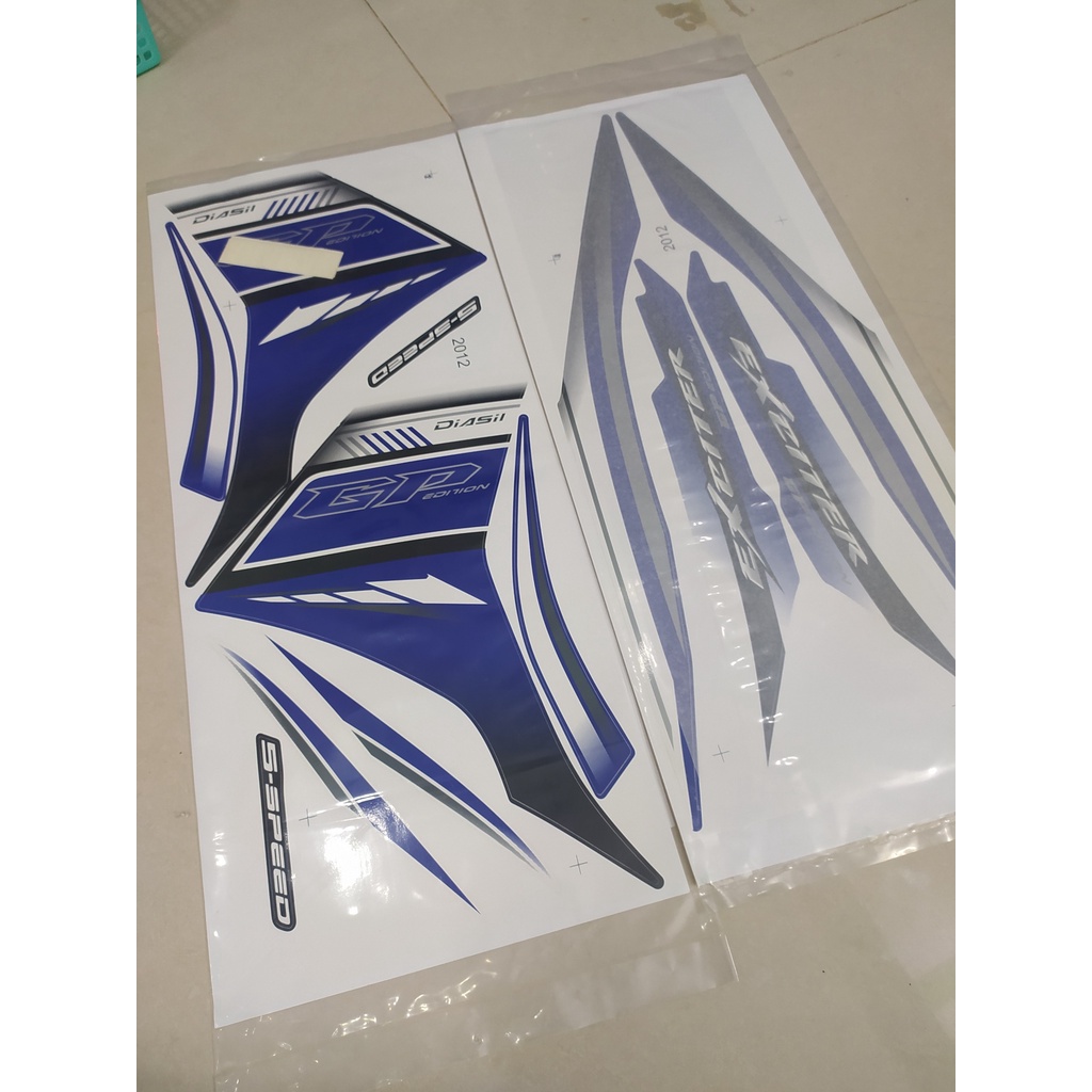 Tem Rời Ex 135 Zin 2012 Trắng Xanh Gp