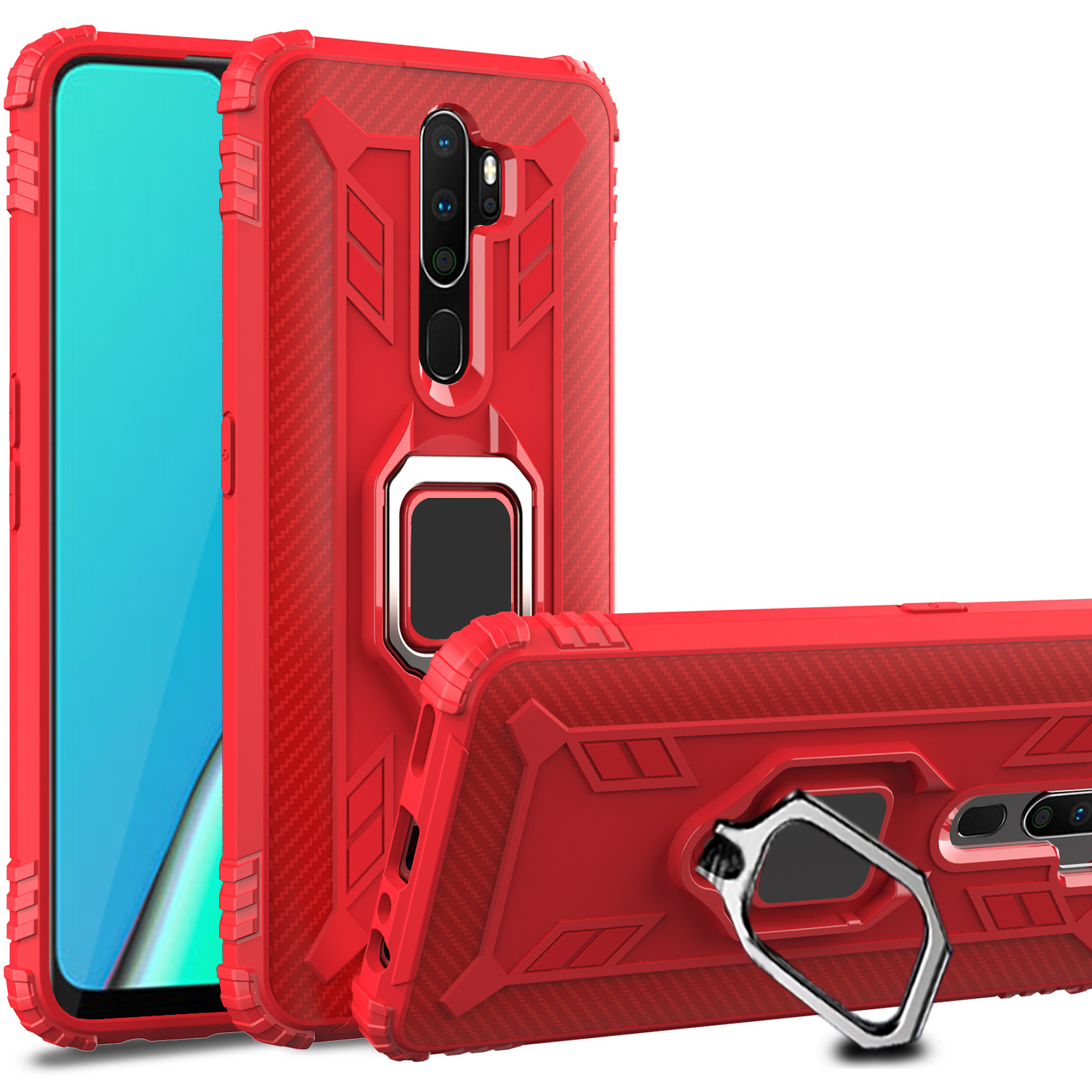 Ốp Lưng Chống Sốc 3c Có Nhẫn Đỡ Điện Thoại Cho Oppo A9 2020 A5 2020 | BigBuy360 - bigbuy360.vn